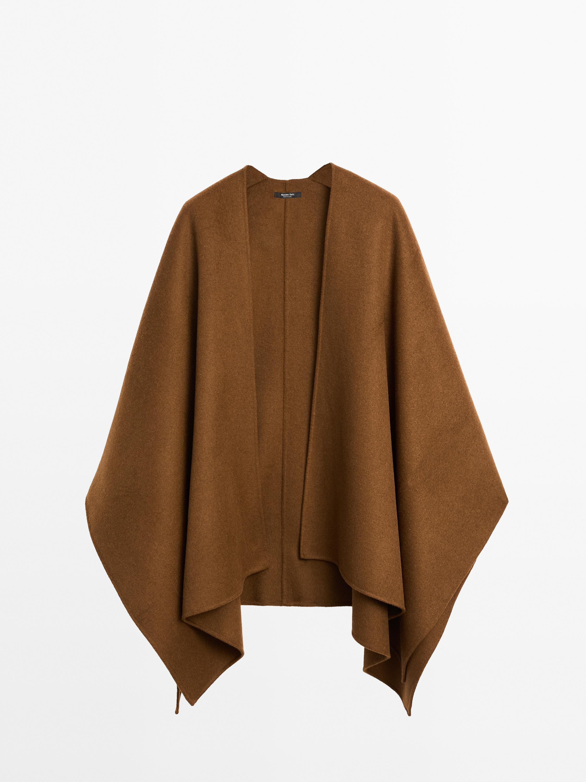 Cape aus Wollmischung | Massimo Dutti DE