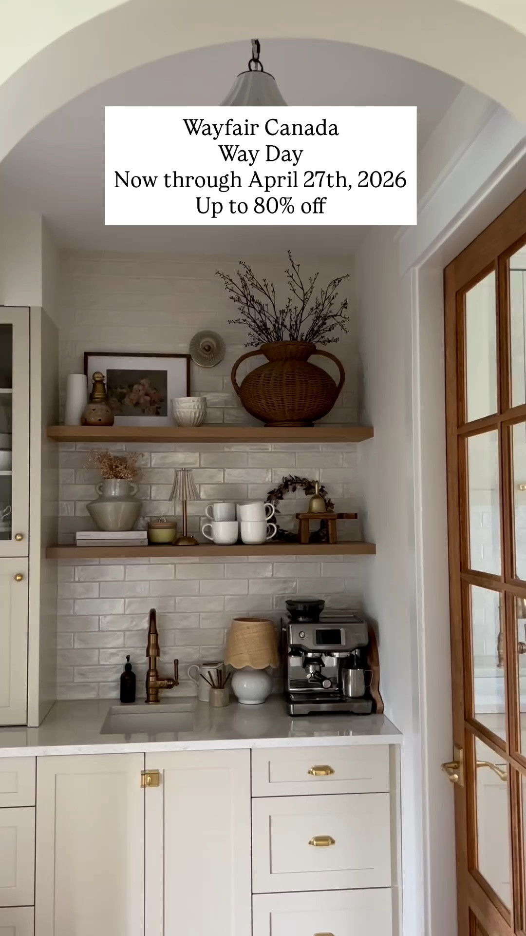 Now is the perfect time to shop for furniture, rugs, decor, lighting and more during
Wayfair Canada’s Way Day Event. Now through April 27th, 2026. Lots of incredible savings, up to 80% off. @wayfaircanada #WayfairCAHome #WayfairCAPartner