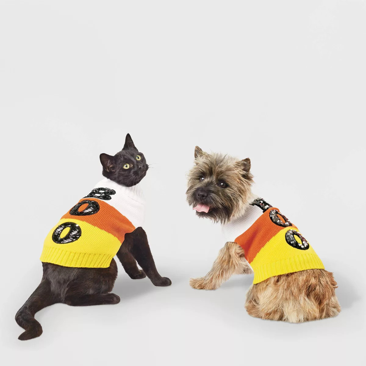 Halloween Candy Corn Boo Dog and Cat Sweater - Hyde & EEK! Boutique™ | Target