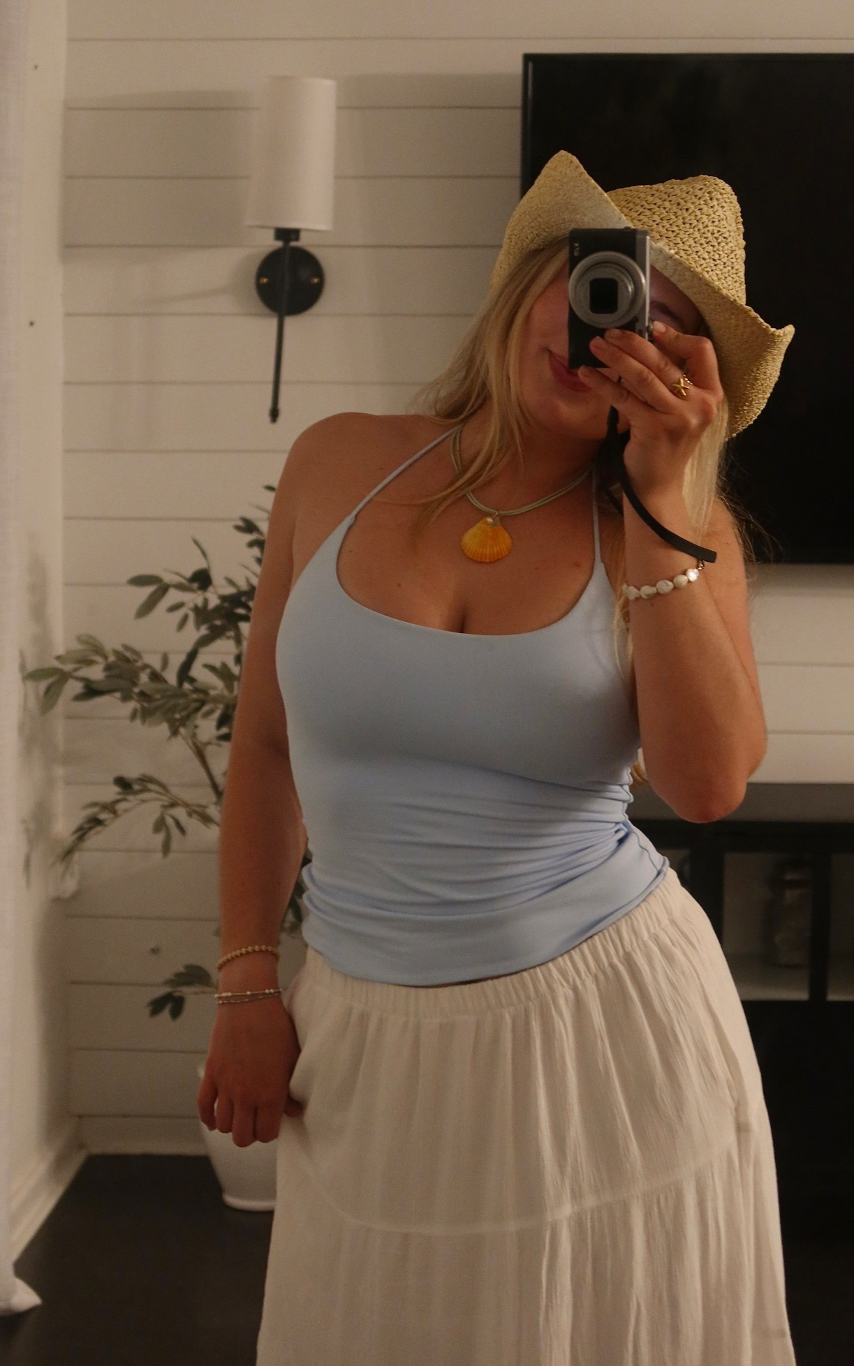 My favorite shirt at the moment! From Aritzia 
Wearing a size small 

Island outfit, Pinterest inspired, vacation outfit, cowgirl hat, cowgirl hat outfit, beachy outfit

#LTKTravel #LTKootd #LTKspringtrends