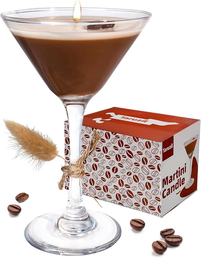 Coffee Martini Candles Gifts for Women Men, Scented Candle Unique Gifts for Women Girl Friend Soy... | Amazon (US)