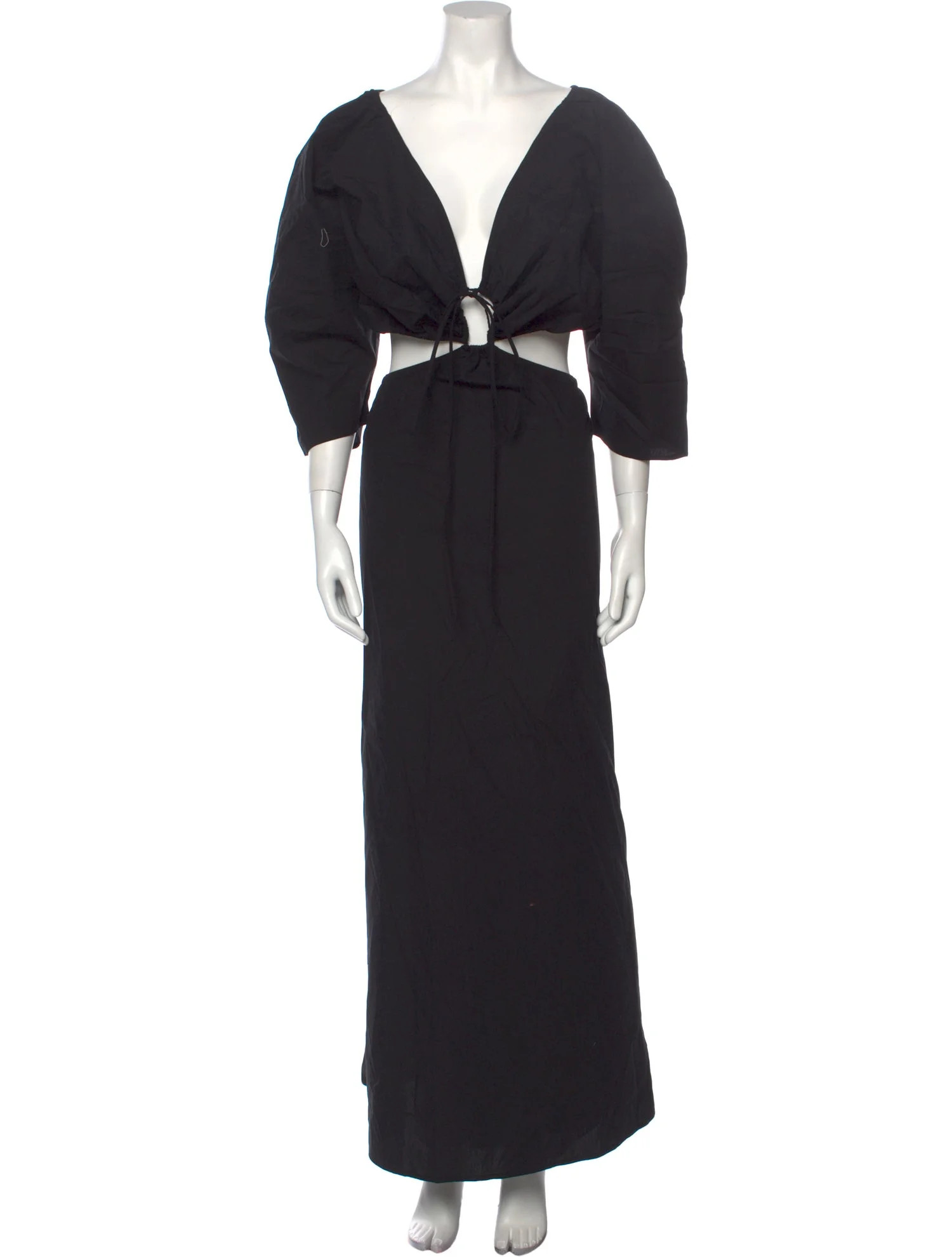 V-Neck Long Dress | The RealReal