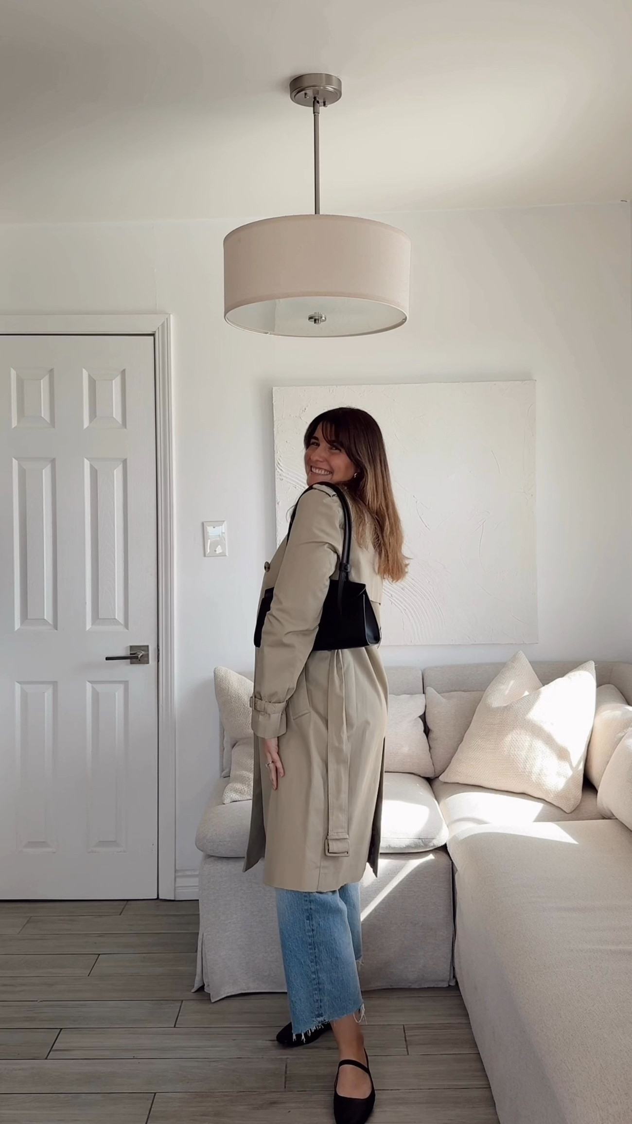 This is one of those spring looks I keep coming back to ✨ Easy, neutral, and effortlessly pulled together! 

The kind of staples I reach for again and again: ✔️ Cropped wide-leg denim ✔️ Light blue button-up ✔️ Black ballet flats ✔️ Structured black shoulder bag ✔️ Gold earrings ✔️ A classic trench coat

❤️ Looking for staple pieces like these? Comment SHOP to receive a DM with the link or head to the link in bio to shop the looks & more!

✨ Follow to discover French-inspired style and wardrobe tips, designed to elevate your everyday fashion!

#springfashion #springstyle #springoutfit #ootd #capsulewardrobe #minimalstyle #chicandsimple #everydayoutfit #styleinspo #wardrobeessentials 

#LTKSeasonal #LTKStyleTip #LTKWatchNow