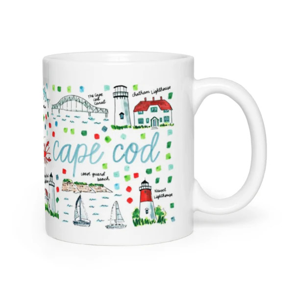 Cape Cod, MA Map Mug | Evelyn Henson