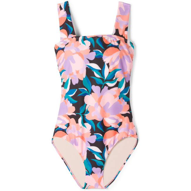 Women's Marisa One-piece Swimsuit, Black Floral | Maisonette