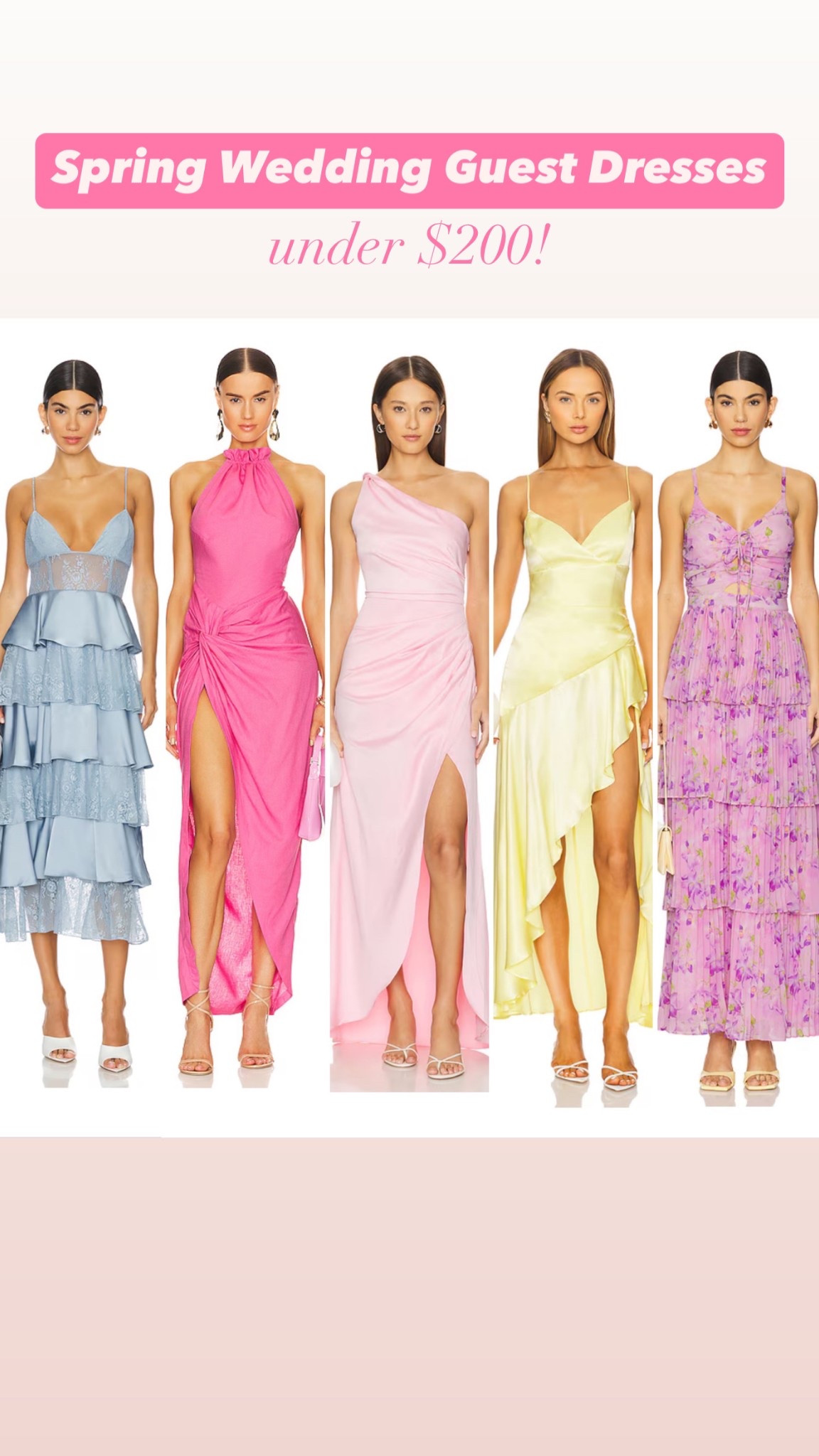 Wedding guest dresses, spring wedding, spring formalwear, spring formal, formal dress, special occasion dress 

#LTKSeasonal #LTKWedding