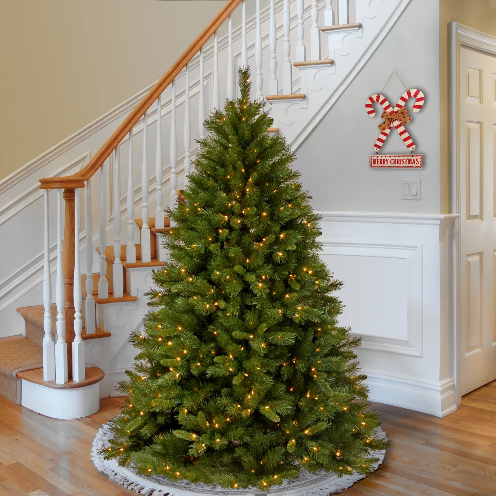 Winchester Pine Tree with Clear Lights | Wayfair North America