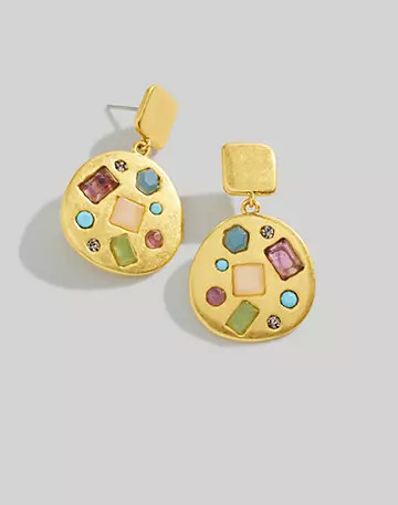 Semiprecious Statement Drop Earrings | Madewell