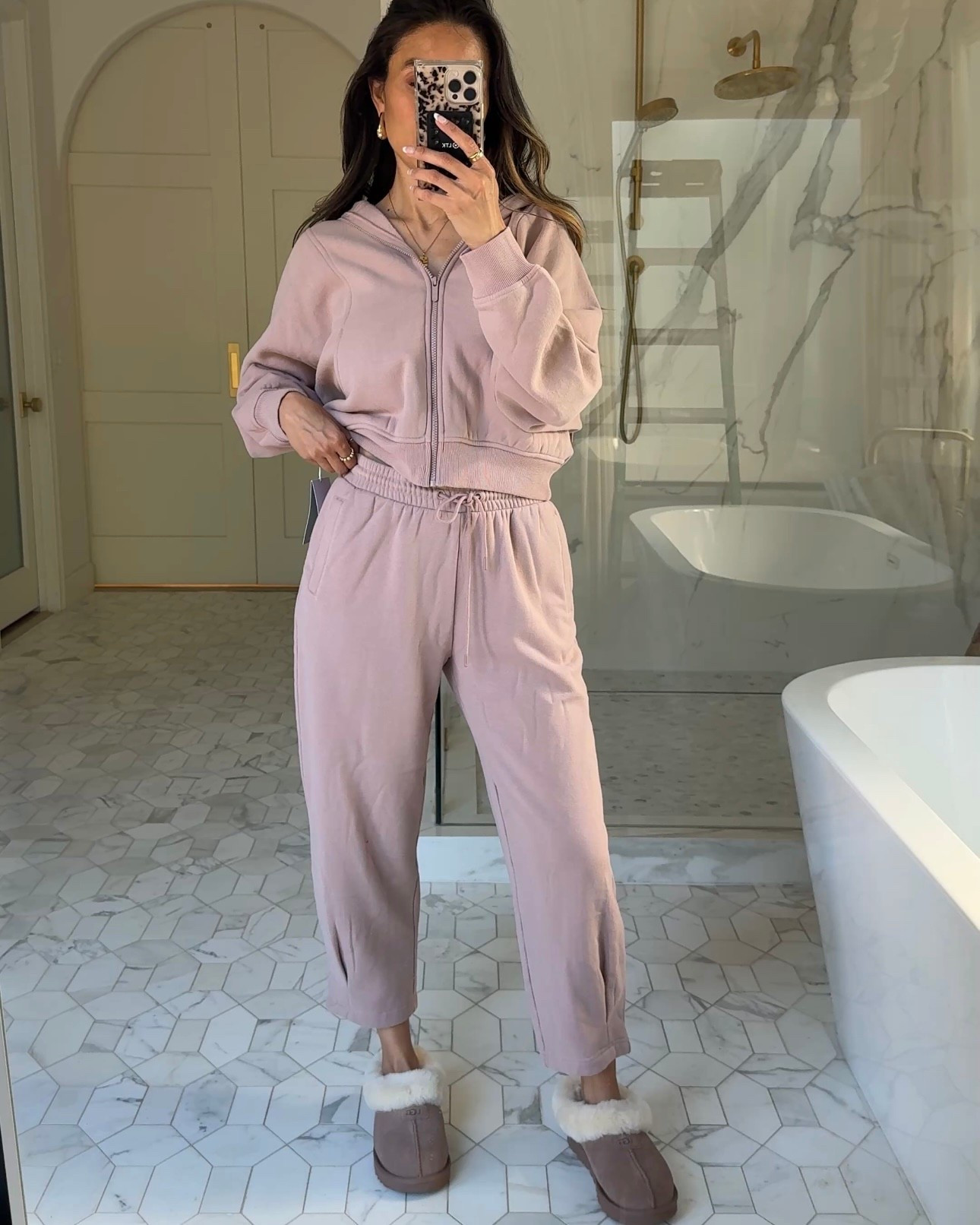 Shop my Nsale outfit! Wearing Small in zip up hoodie and sweatpants, size 8 in my Uggs! Xo!

#LTKSaleAlert #LTKFindsUnder50 #LTKFindsUnder100