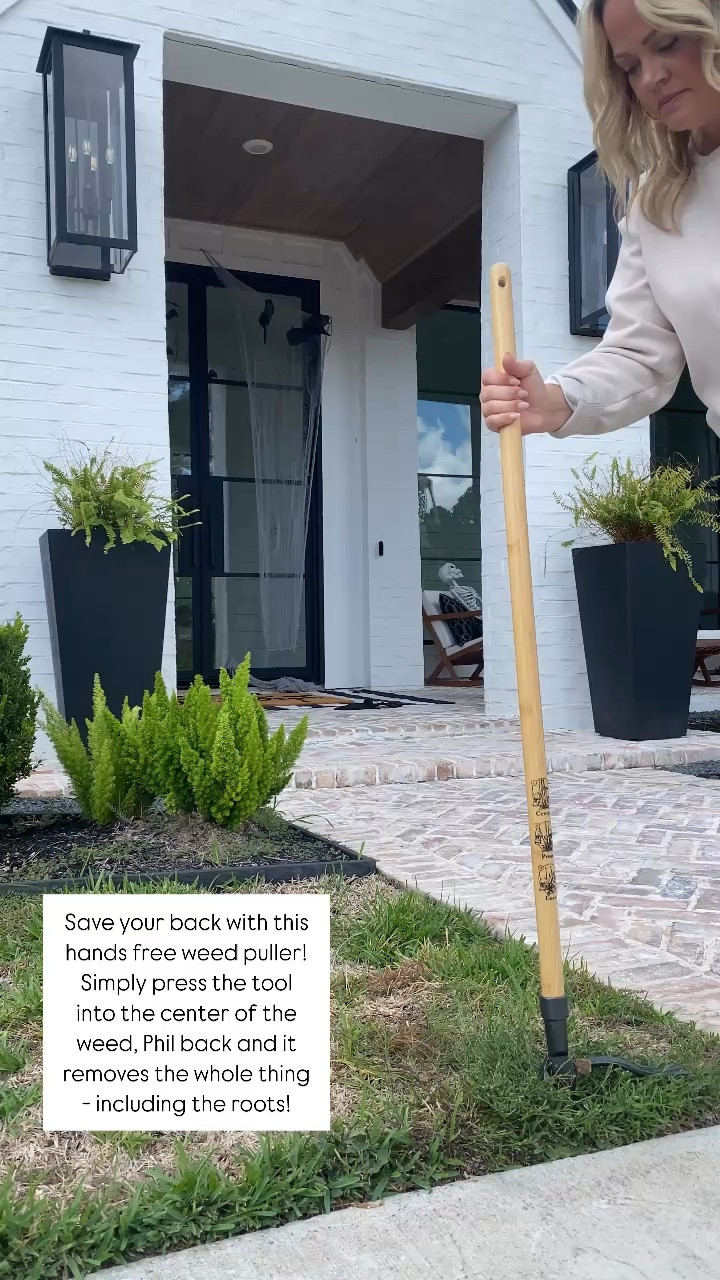 Save your back with this weed puller! You press the tool into the center of the weed, pull back and the entire weed comes out - including the root! 

Spring / spring home / garden / flowers / outdoor finds / Amazon gadgets / viral / watch now 

#LTKSaleAlert #LTKSpringSale #LTKHome