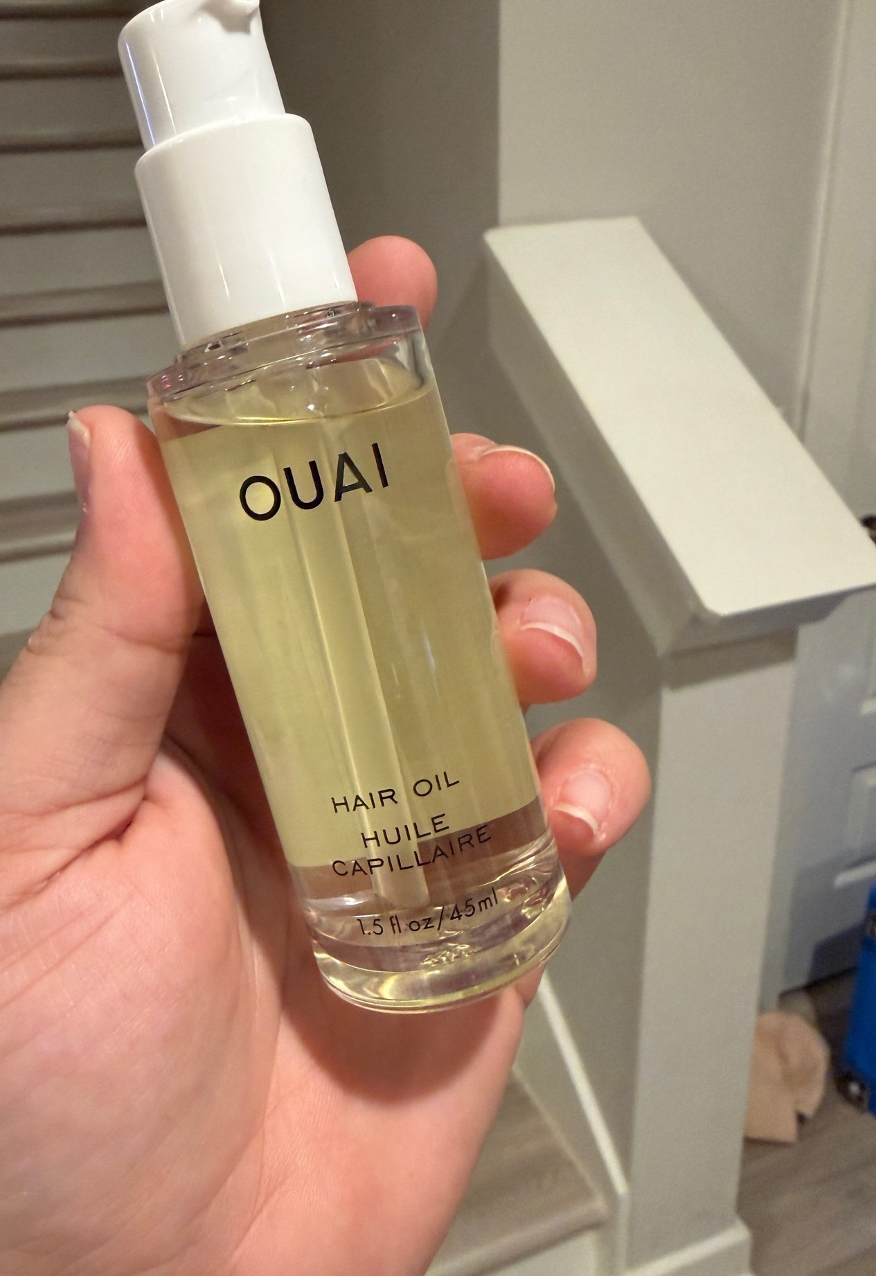 This hair oil makes my hair so shiny! I use as a light finishing oil after styling

#LTKBeauty