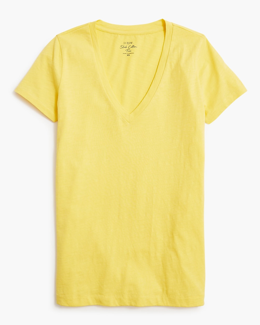 Vintage slub cotton V-neck tee | J.Crew Factory