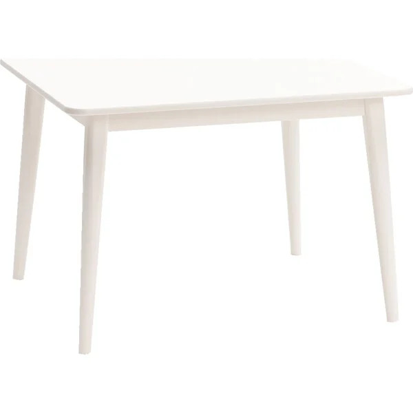 Crescent Table, White | Maisonette