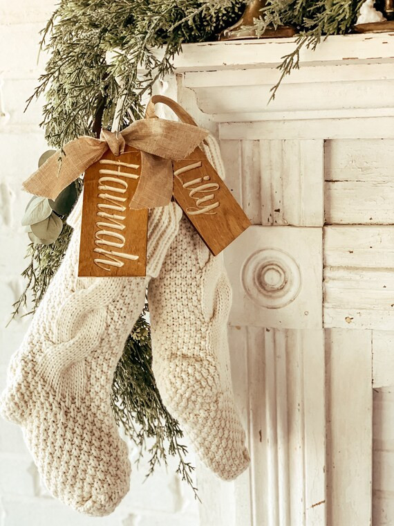Large Stocking Tags | Etsy (US)