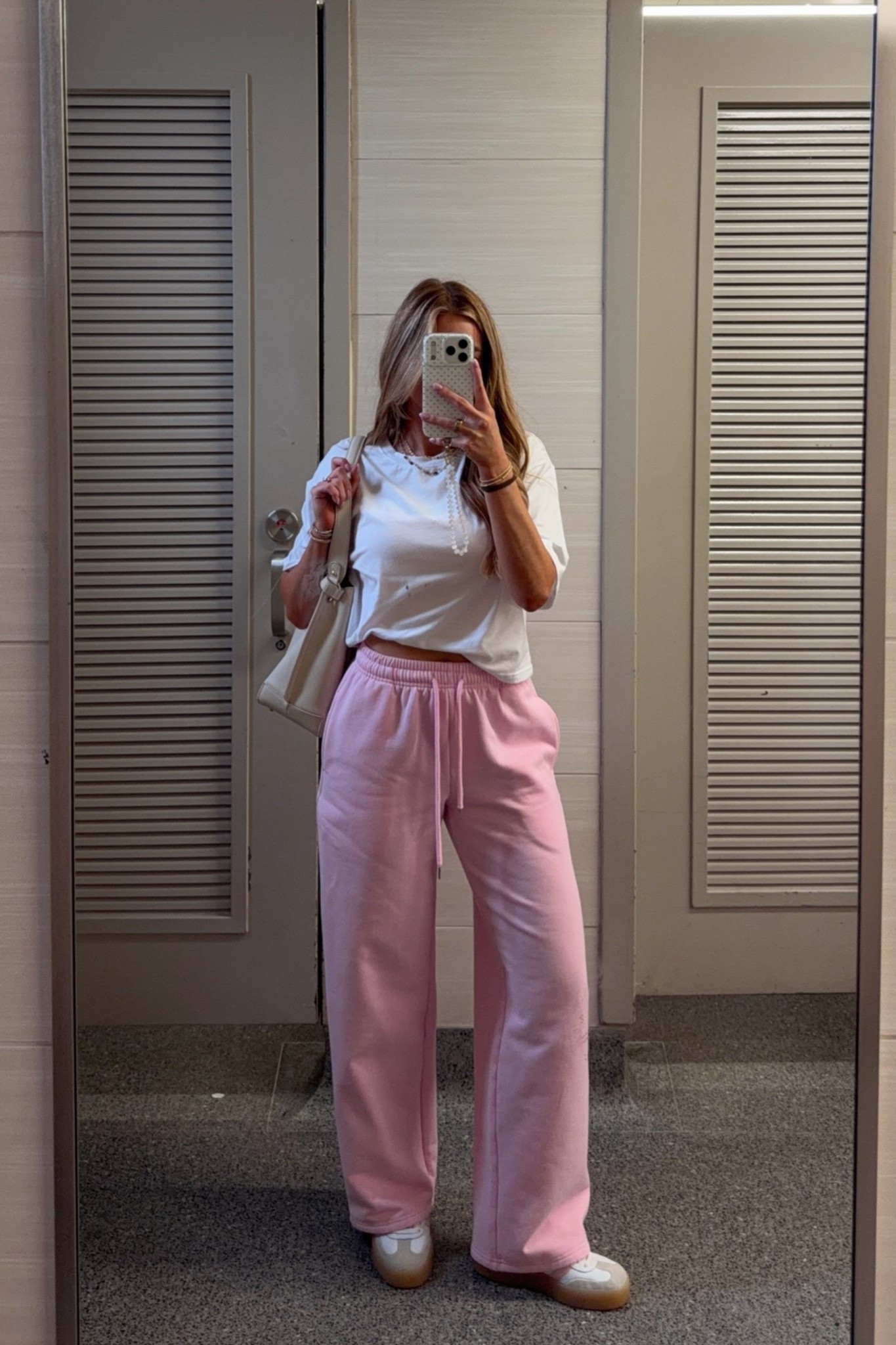 amazon travel comfies! wearing small in everything.