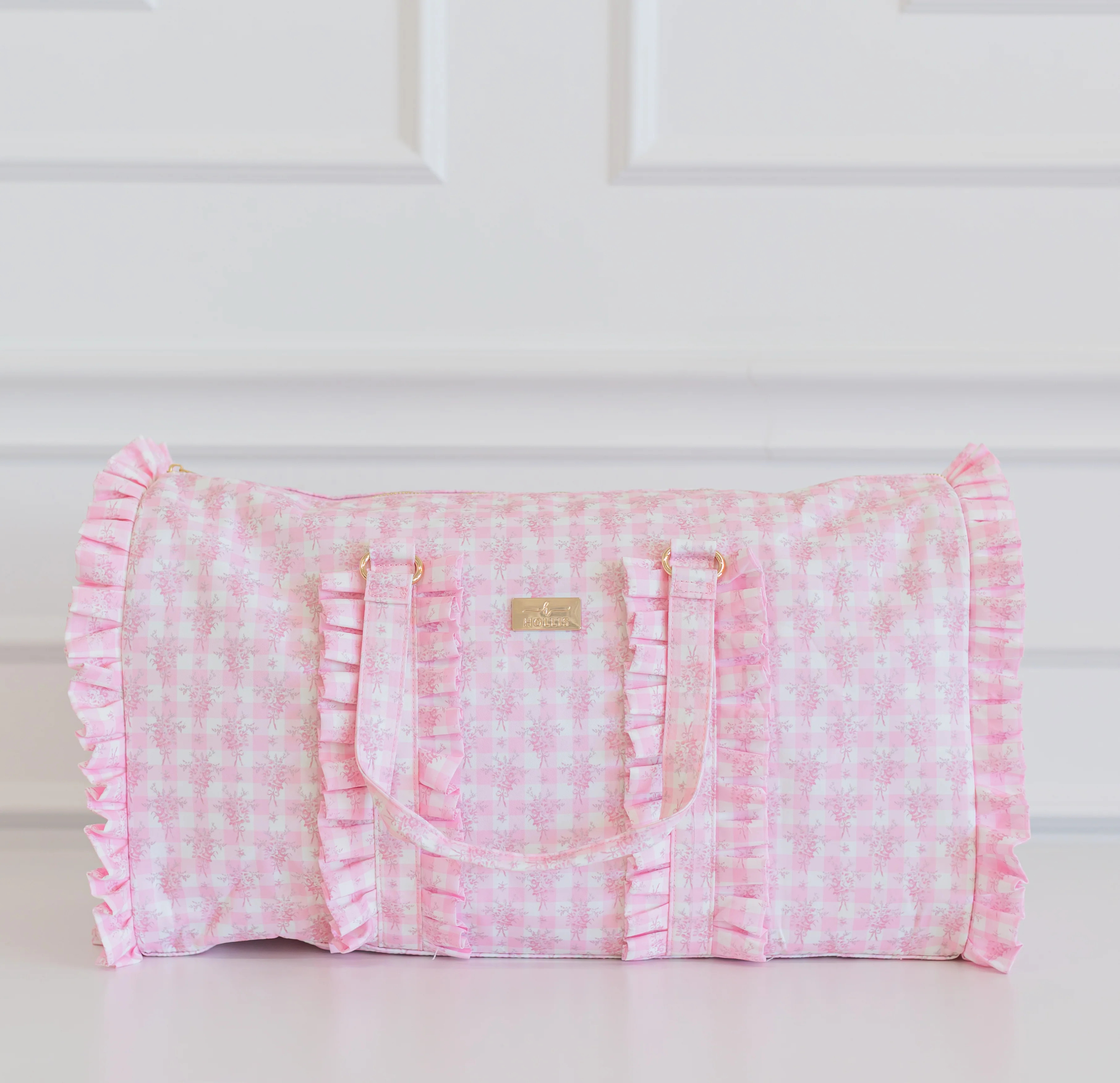 Ruffled Nylon Weekender | Hollis