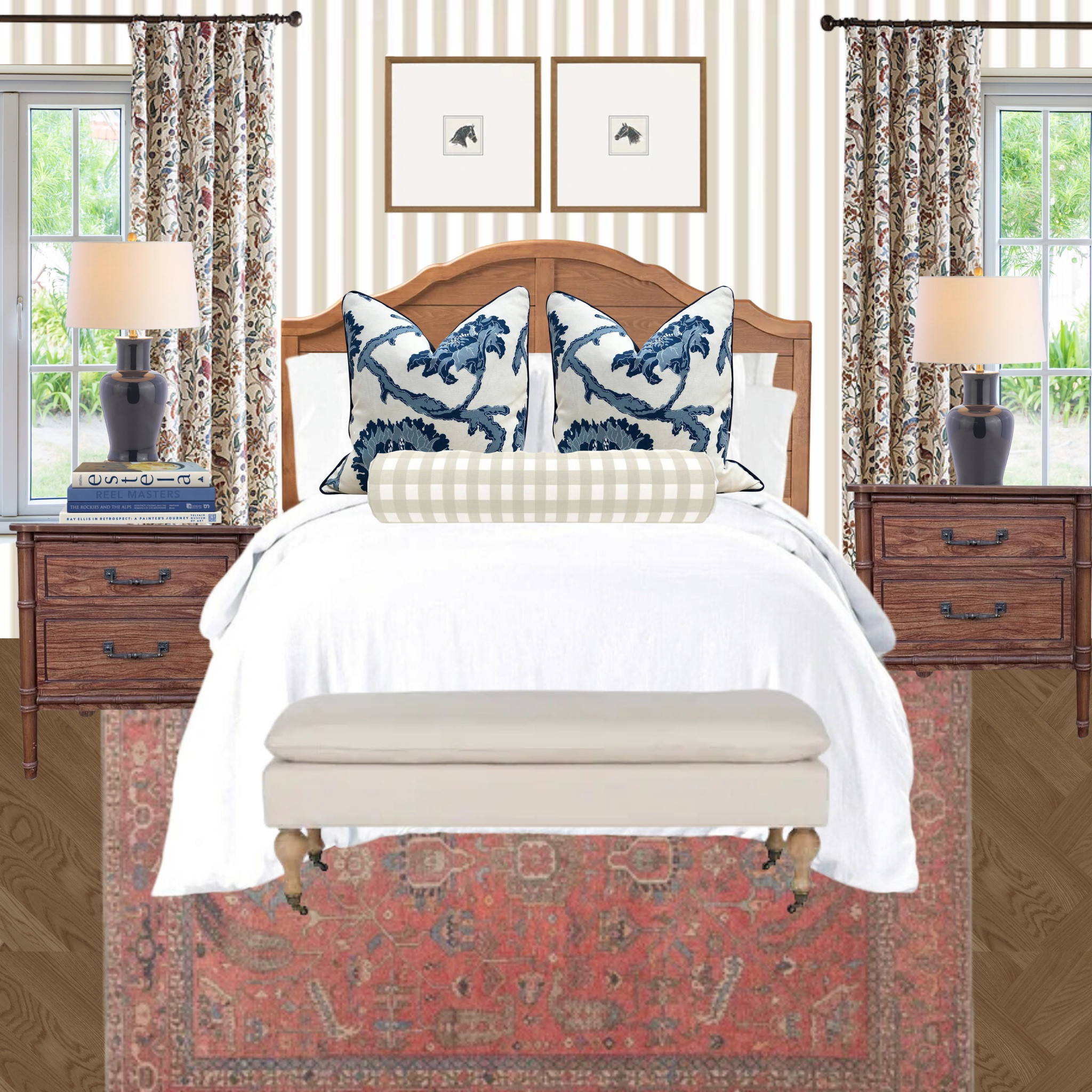 Nancy meyers inspired bedroom! I think “Nancy Meyers” learns more towards French country which is my favorite! 

This almost has an Americana feel to it!

#nancymeyers #frenchcountry #grandmillennial #preppy #cottage 

#LTKhome #LTKfindsunder100 #LTKsalealert