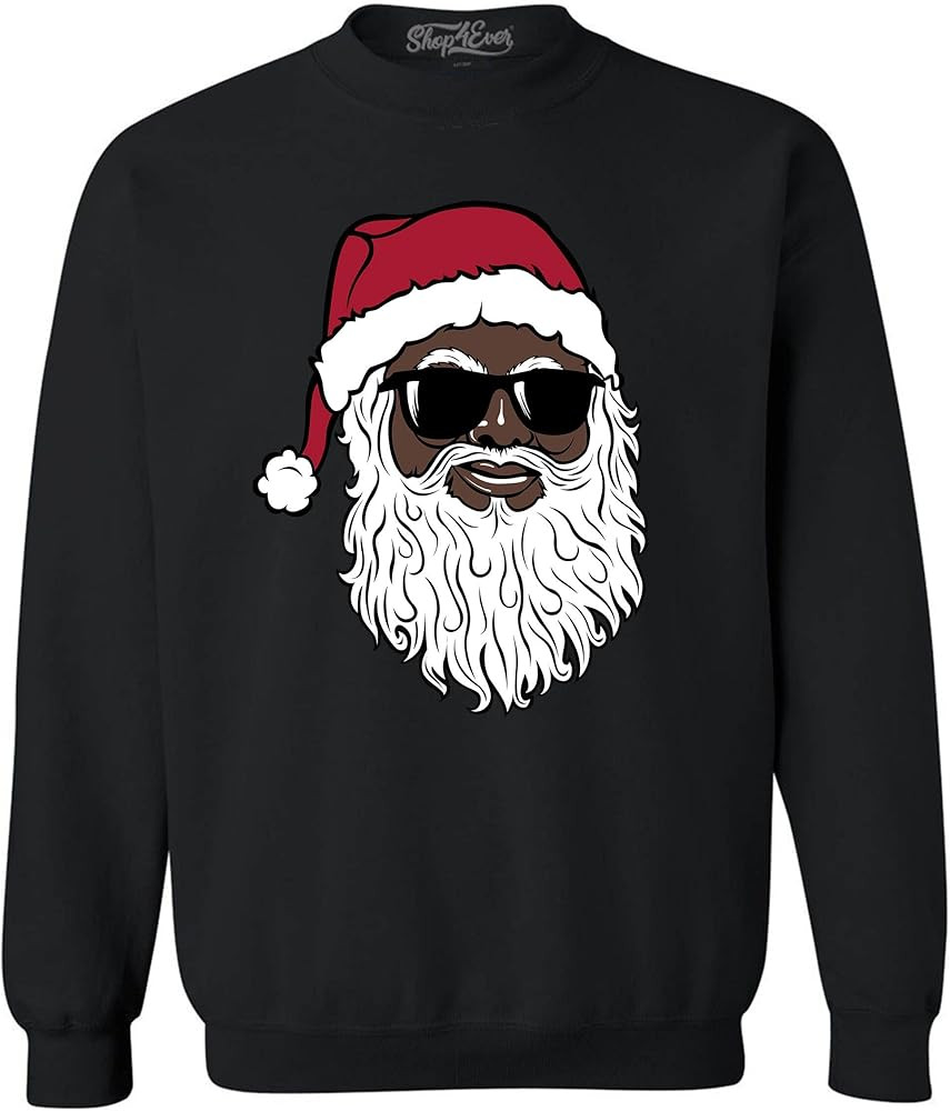 shop4ever Santa Claus wearing Sunglasses Christmas Xmas Crewneck Sweatshirts | Amazon (US)