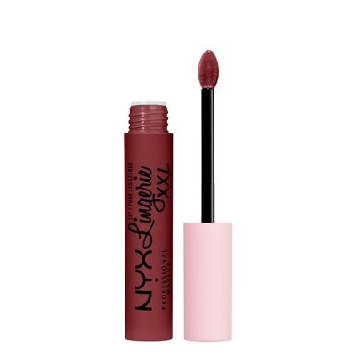 NYX Professional Makeup Lip Lingerie XXL Smooth Matte Liquid Lipstick - 16hr Longwear - 24 Strip N Tease - 0.13 fl oz | Target