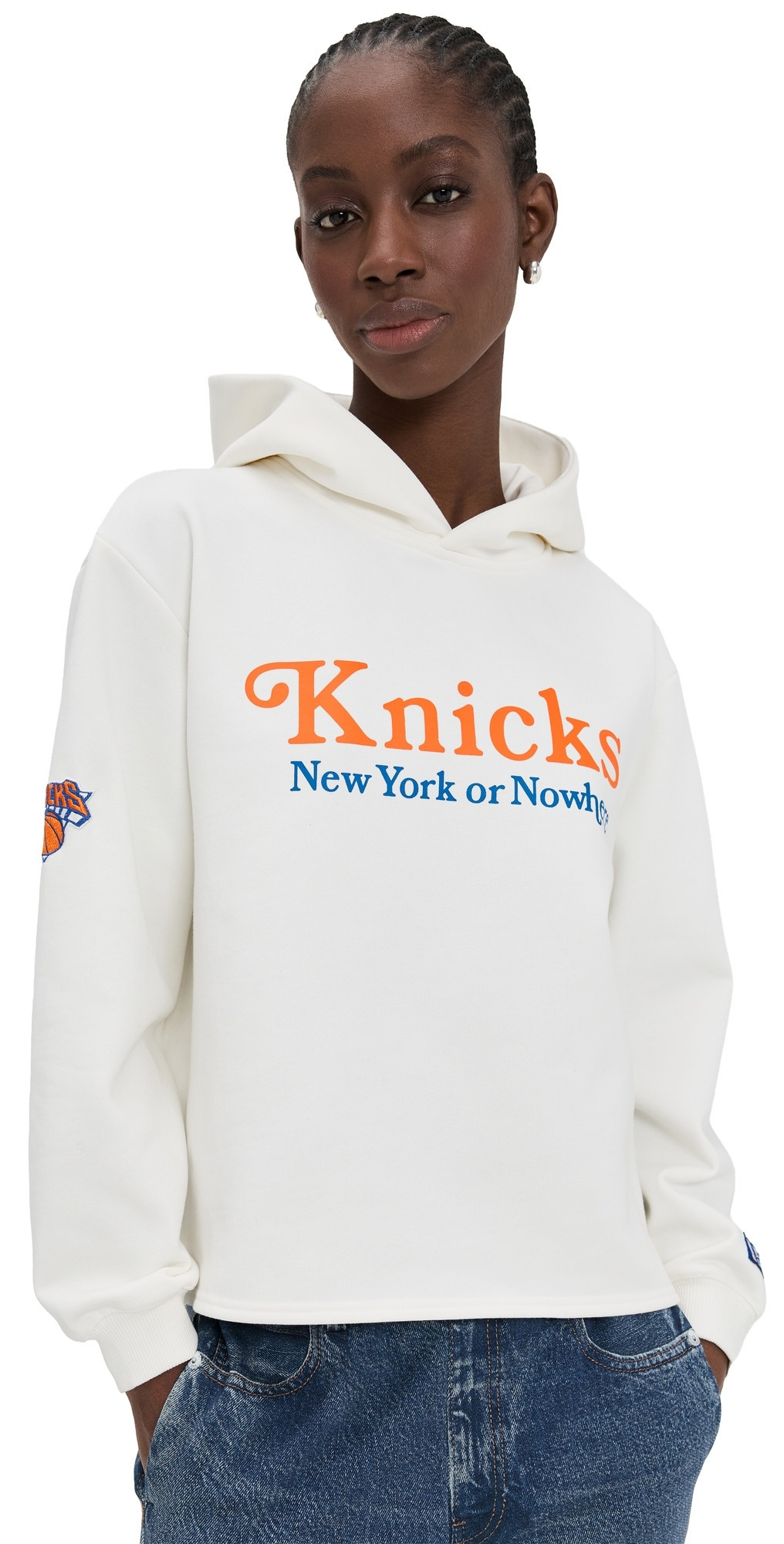New York or Nowhere Knicks Give and Go Hoodie Off White S | Shopbop
