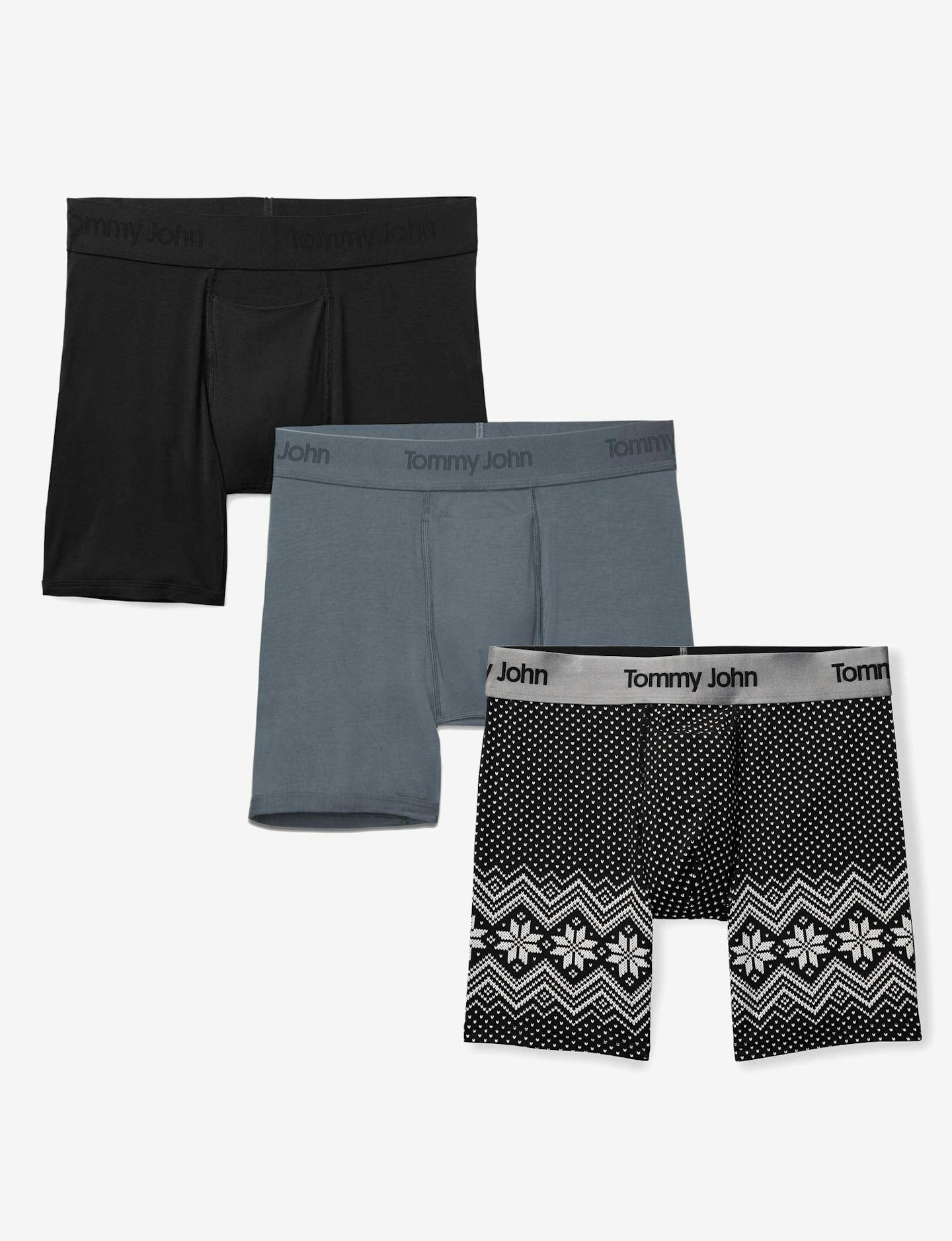 Second Skin Mid-Length Boxer Brief 6" (3-Pack) | Tommy John