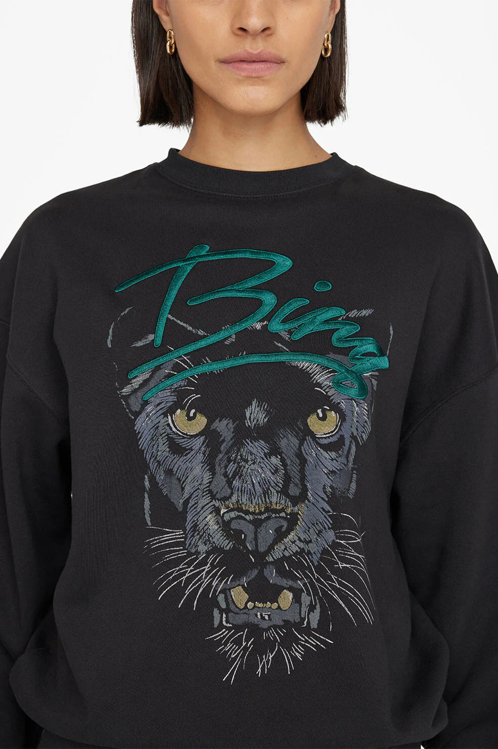 Kenny Sweatshirt Panther | Anine Bing