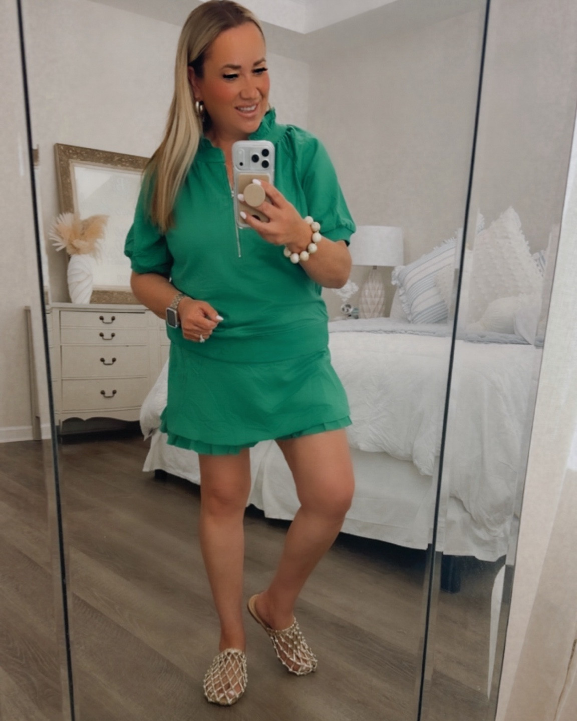 The summer set I didn’t know I needed! 💚 This Kelly green two-piece is so flattering, feminine, and effortlessly put together. The skort gives you the comfort of shorts with the look of a skirt - perfect for all those summer days ahead.

Shop the details here! Be sure you're following me on LTK so you never miss my latest finds, outfit details, and curated favorites. {Link in my bio.}

#SummerStyle
#ElevatedEveryday
#TimelessStyle #amazonfashion #classicstyle #everydaystyle
#Amazon #AmazonFinds