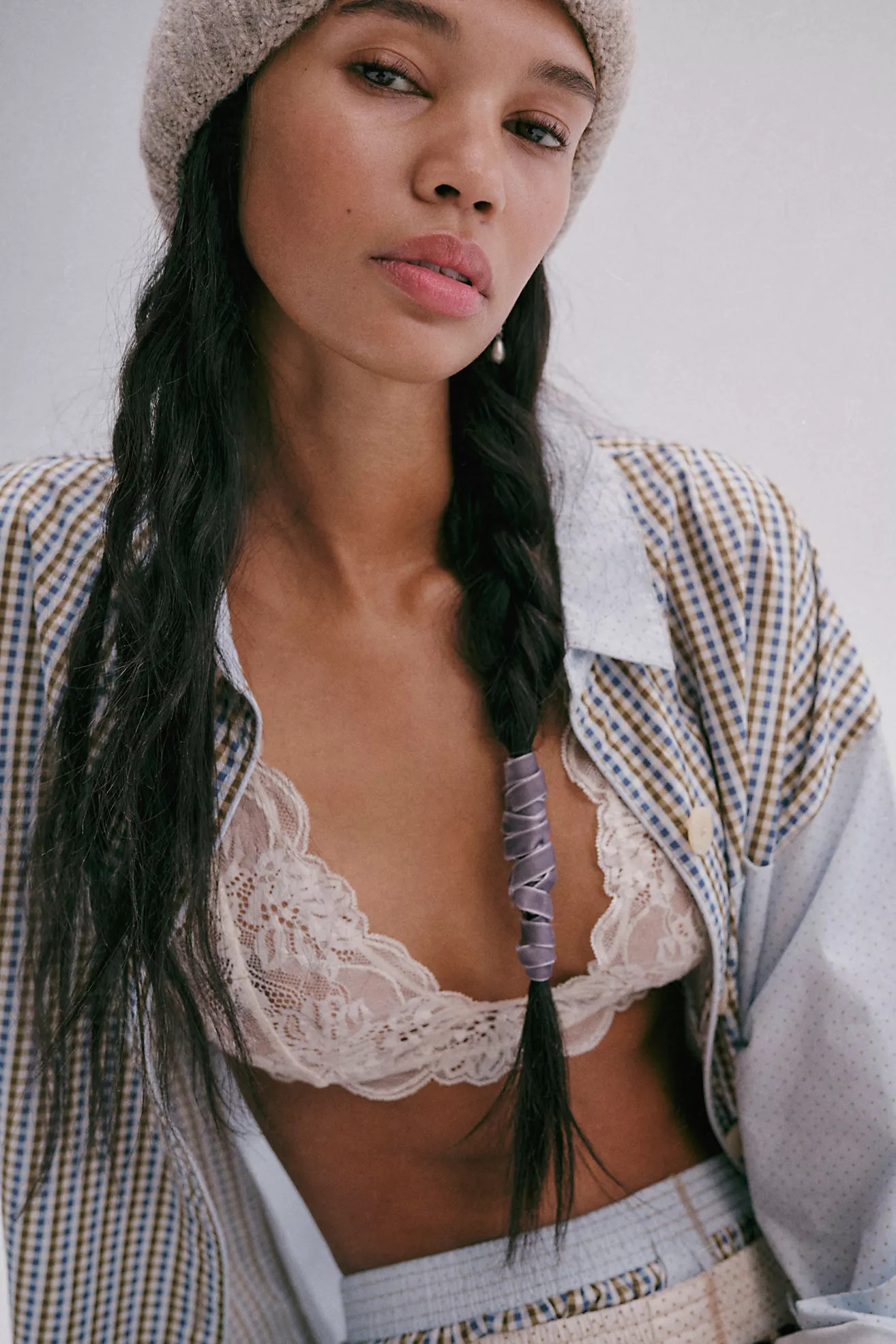 Last Dance Lace Plunge Bralette | Free People (UK)