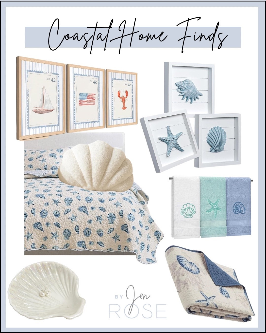 Coastal home decor favorites!

#LTKHome #LTKSeasonal