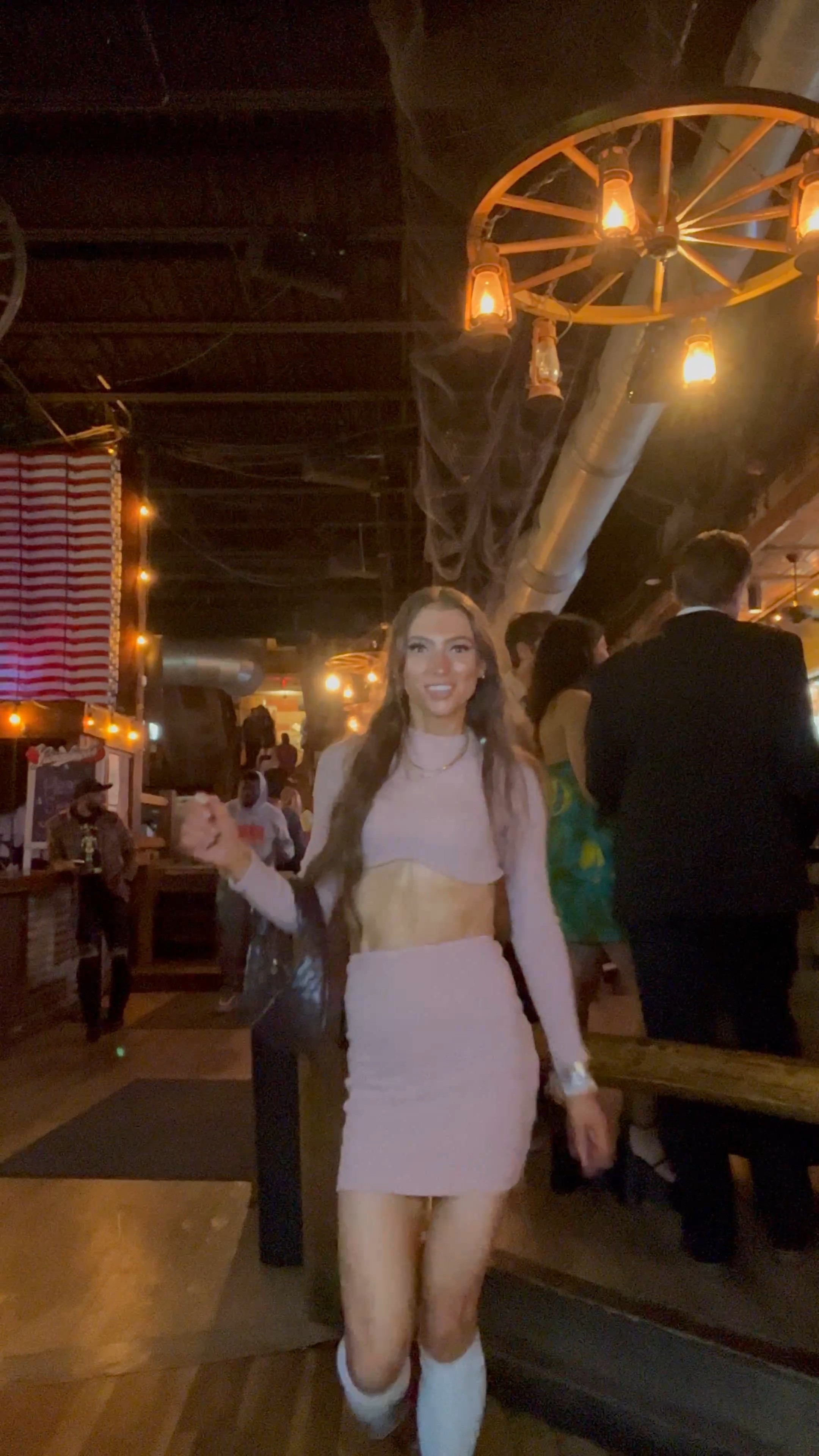 Fall night out look 
Sweater set 
Cropped sweater 
Ribbed knit sweater 
Bottega Amazon dupe 
Knee high socks 
Chloe boots 

#LTKunder100 #LTKSale #LTKstyletip