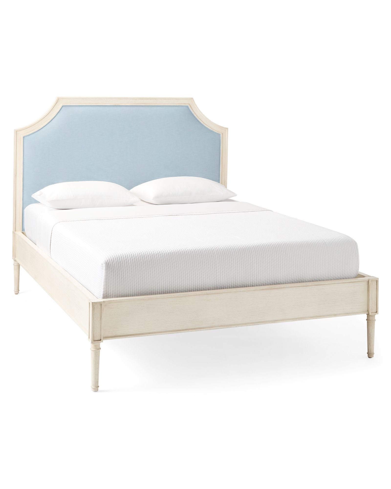Lagos Bed - Washed White | Serena and Lily