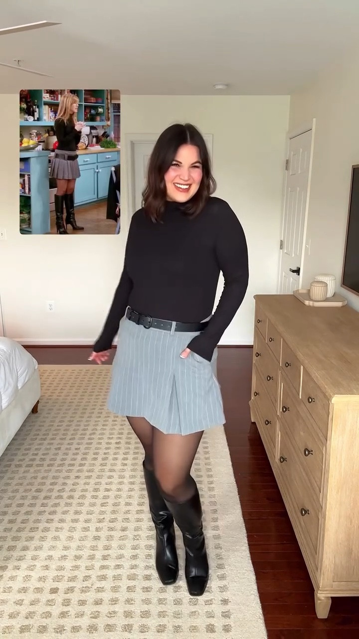 Recreating Rachel Green’s outfit on my size 12/14 body!

skirt- size 14
top- size large
boots- size 10


friends outfits, y2k, midsize fashion, Walmart finds 

#LTKFindsUnder50 #LTKMidsize #LTKTall