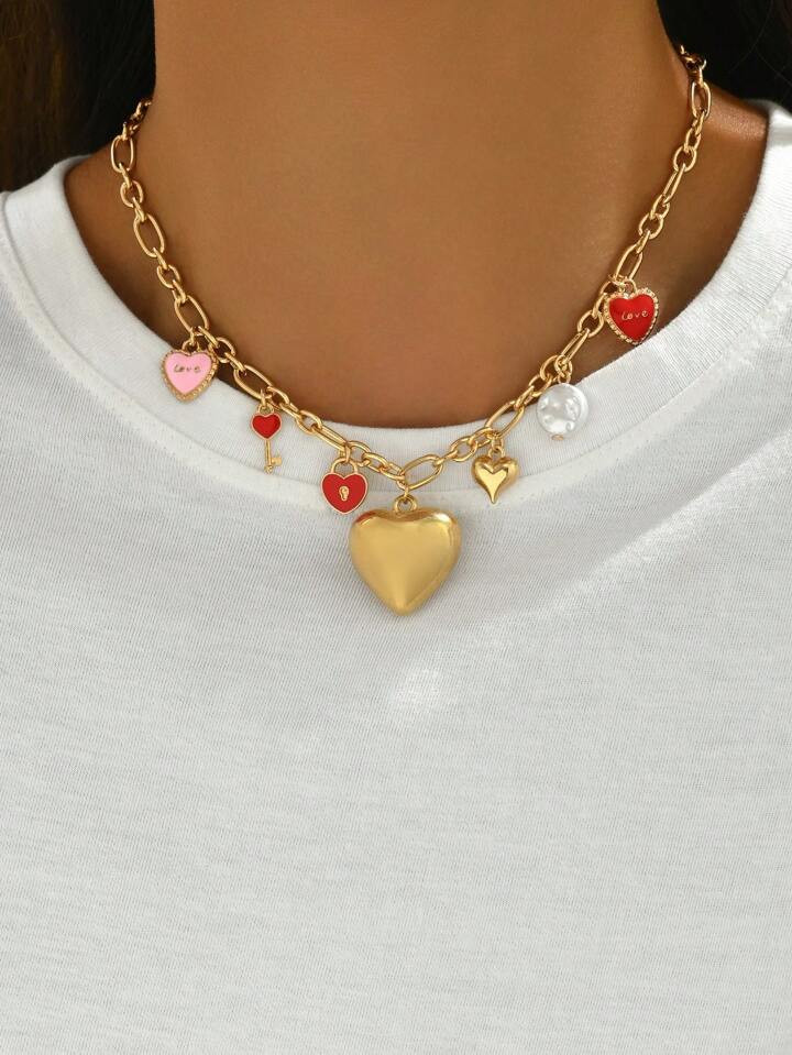 Heart Necklace  | SHEIN