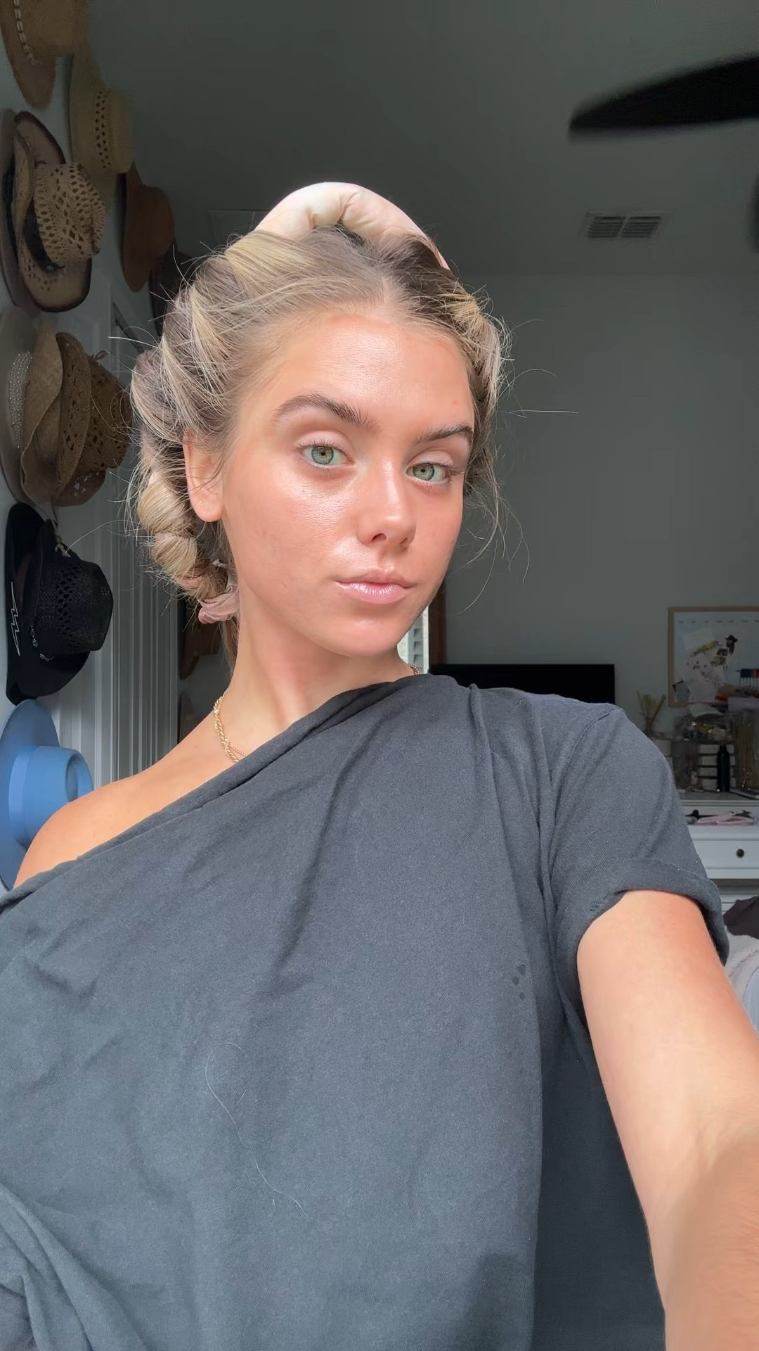 can’t tell you the last time I curled my hair with a curling iron. MY GO TO. (Yes I fluffed the @diviofficial dry shampoo after seeing this lol)  + Kitsch Satin Heatless Curling Set - Heatless Hair Curlers to Sleep in - Heatless Curls Overnight - Heatless Curling Rod - No Heat Curls Overnight - Overnight Blowout Rods - Soft Hair Rollers. My greatest hair hack has got to be sleeping in a hair ribbon. This is what gives me my heatless hair curls. These curls are always bouncy, voluminous, shiny, and perfection that require absolutely zero heat, saving my hair on necessary, heat damage while still getting those desirable curls. I have lots of tutorials on how I put them in my hair saved my TikTok and Instagram @sloanevosen. TUTORIAL: https://www.tiktok.com/t/ZP8Y6b72q/ #hair #heatlesscurls #heatlesshair #heatlesswaves #hairstyles #hairhack #hairhealth #heatlesshairstyles #hairroutine #hairribbon #heatlesshaircurler  @Divi Official @kitsch @Target 

#LTKgrwm #LTKBeauty #LTKselfcare