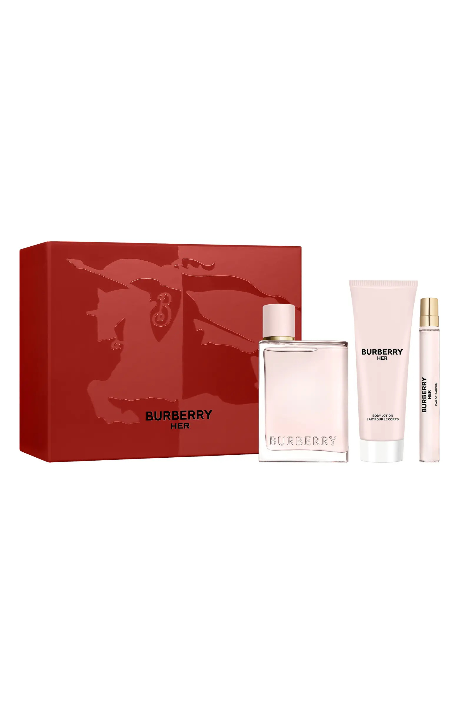 'Burberry Her Eau de Parfum Womens Trio Gift Set $245 value | Nordstrom