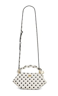 Ganni Bou Mini Bag in Egret from Revolve.com | Revolve Clothing (Global)