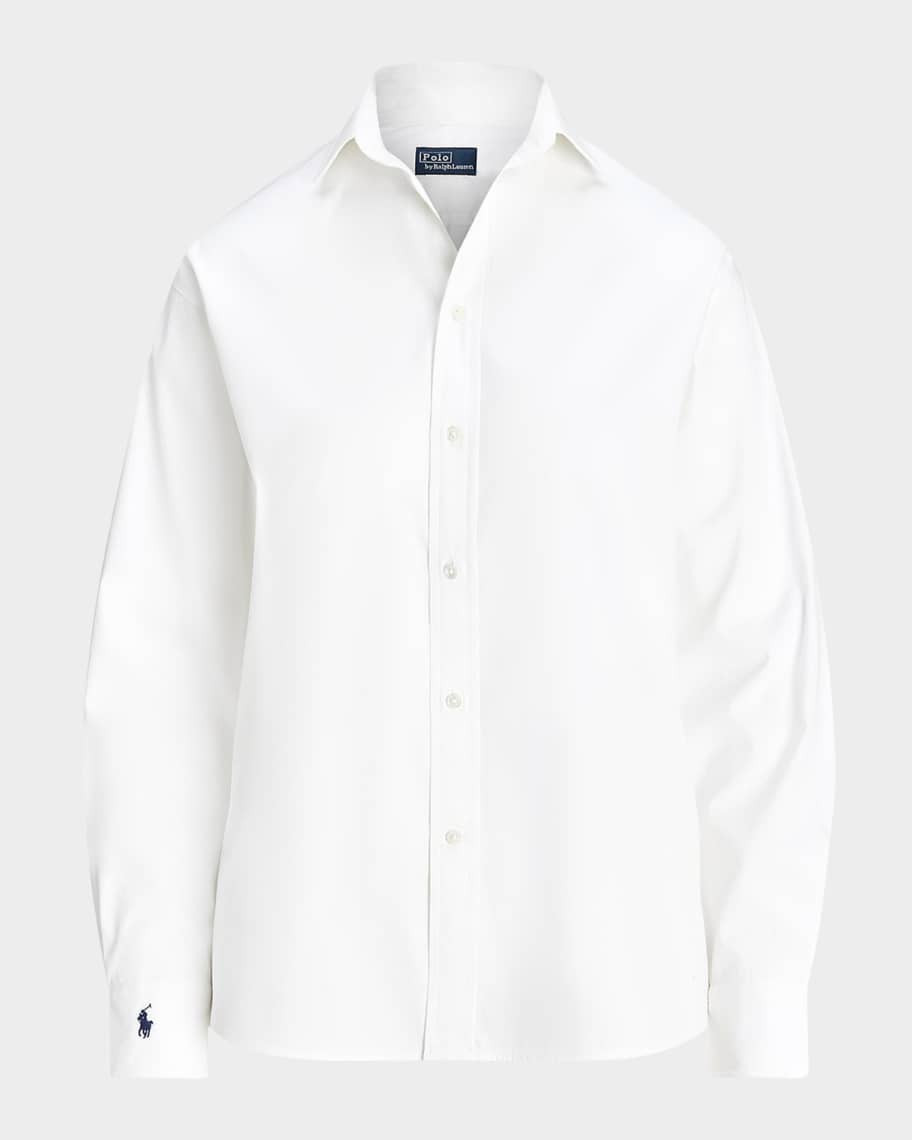 Relaxed-Fit Cotton Shirt | Neiman Marcus