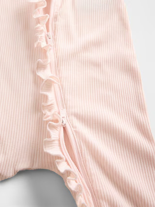 Baby First Favorites TinyRib Footed One-Piece | Gap (US)