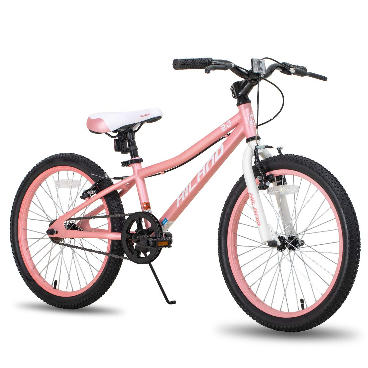 Hiland 20 Inch Kids Mountain Bike for Boys Girls Single Speed Multiple Colors | Amazon (US)