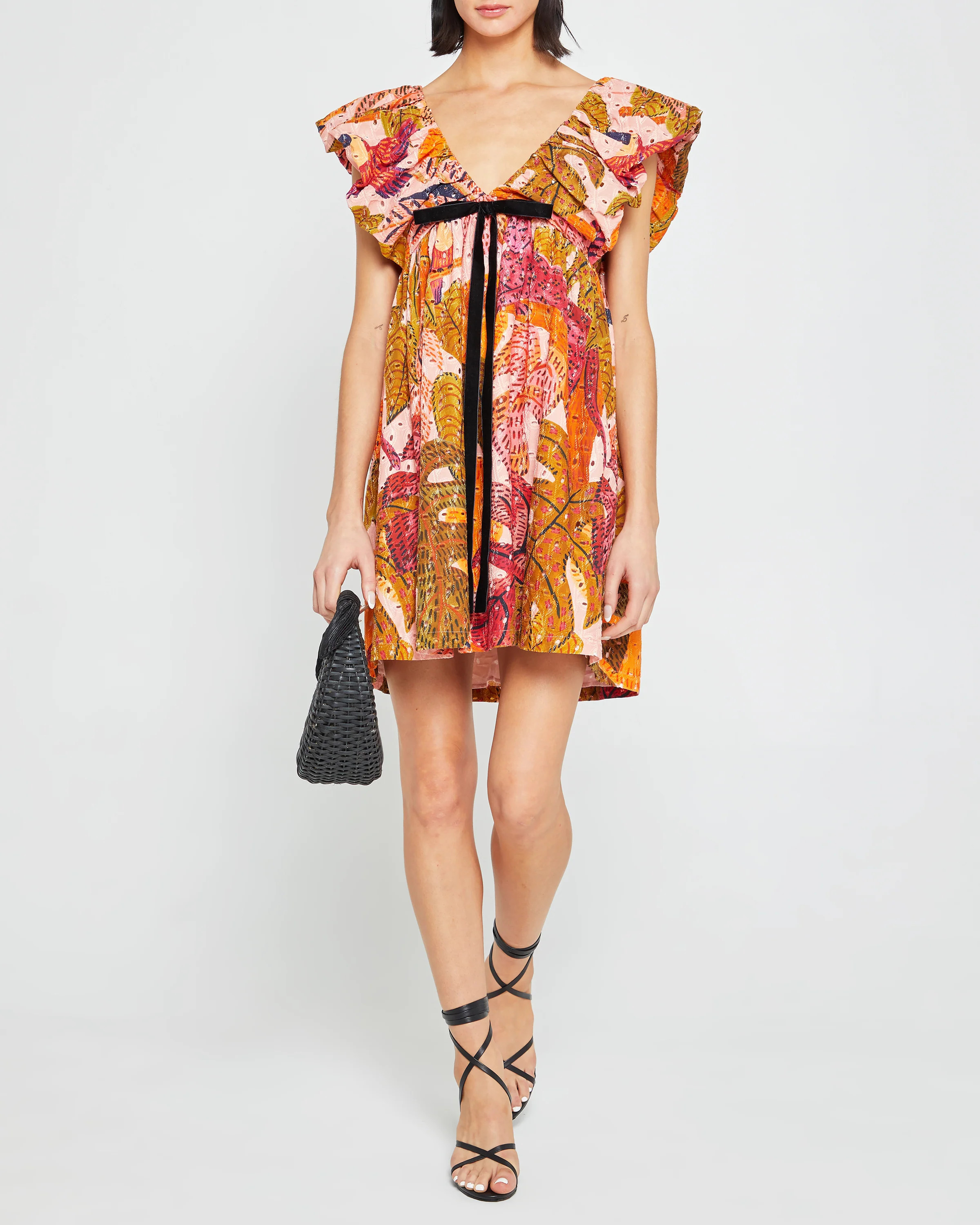 Didi Dress MULTI PALM PRINT / XL | Few Moda