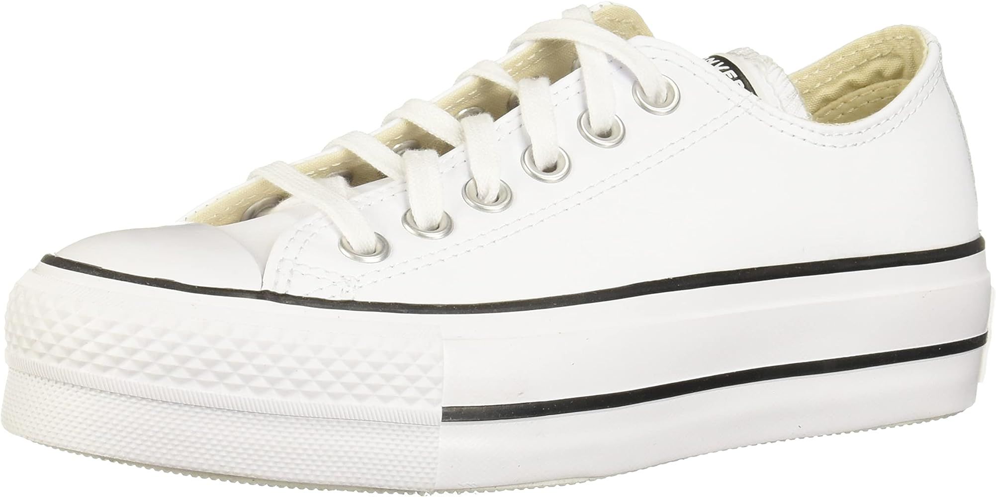 Converse Women's Chuck All Star Lift Clean Ox Sneakers | Amazon (US)