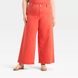 Women's High-Rise Sailor Wide Leg Ankle Jeans - Universal Thread™ | Target