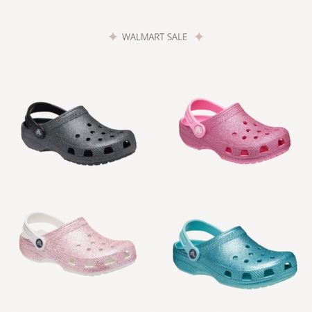 Girls Crocs on sale at Walmart! 

#LTKunder50 #LTKkids #LTKfamily
