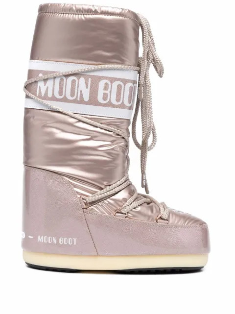 Icon Pillow metallic snow boots | Farfetch (US)