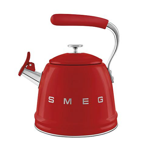 SMEG Whistling Kettle - Red | HSN