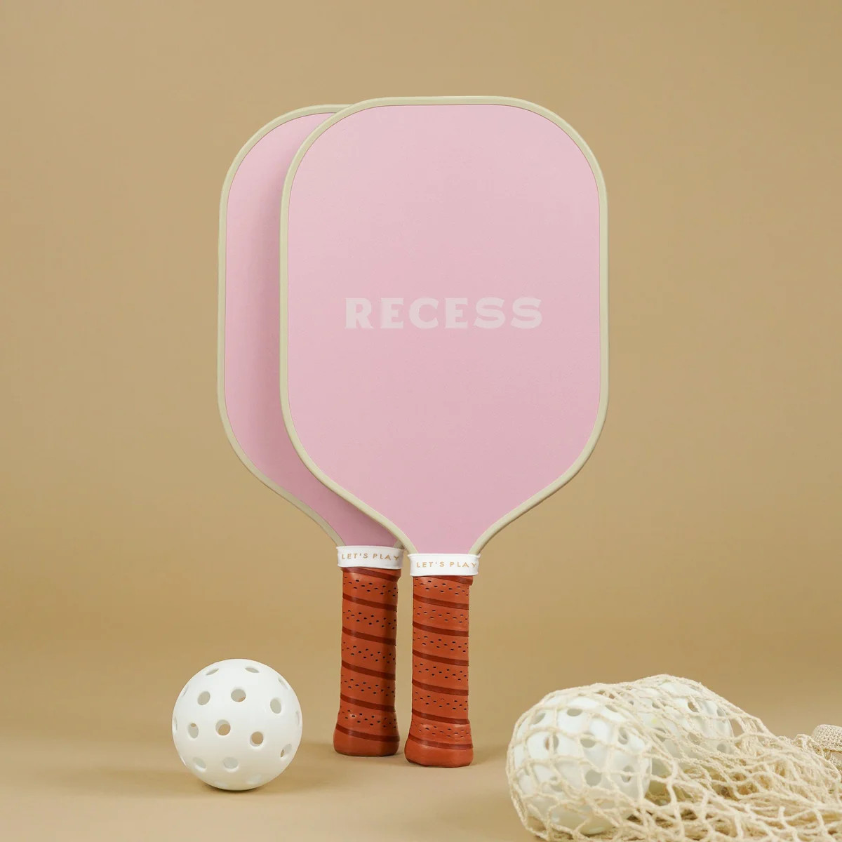 Serve in Style with Our Solid Pink Set | Recess Pickleball | Recess Pickleball