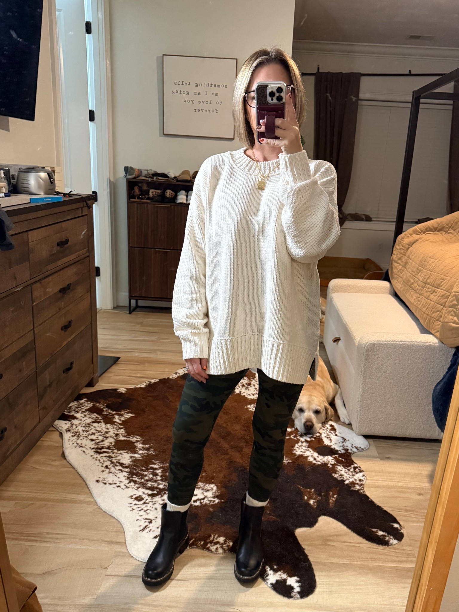 Sweater small
Leggings medium 
Boots TTS

#LTKPetite #LTKStyleTip #LTKOver40