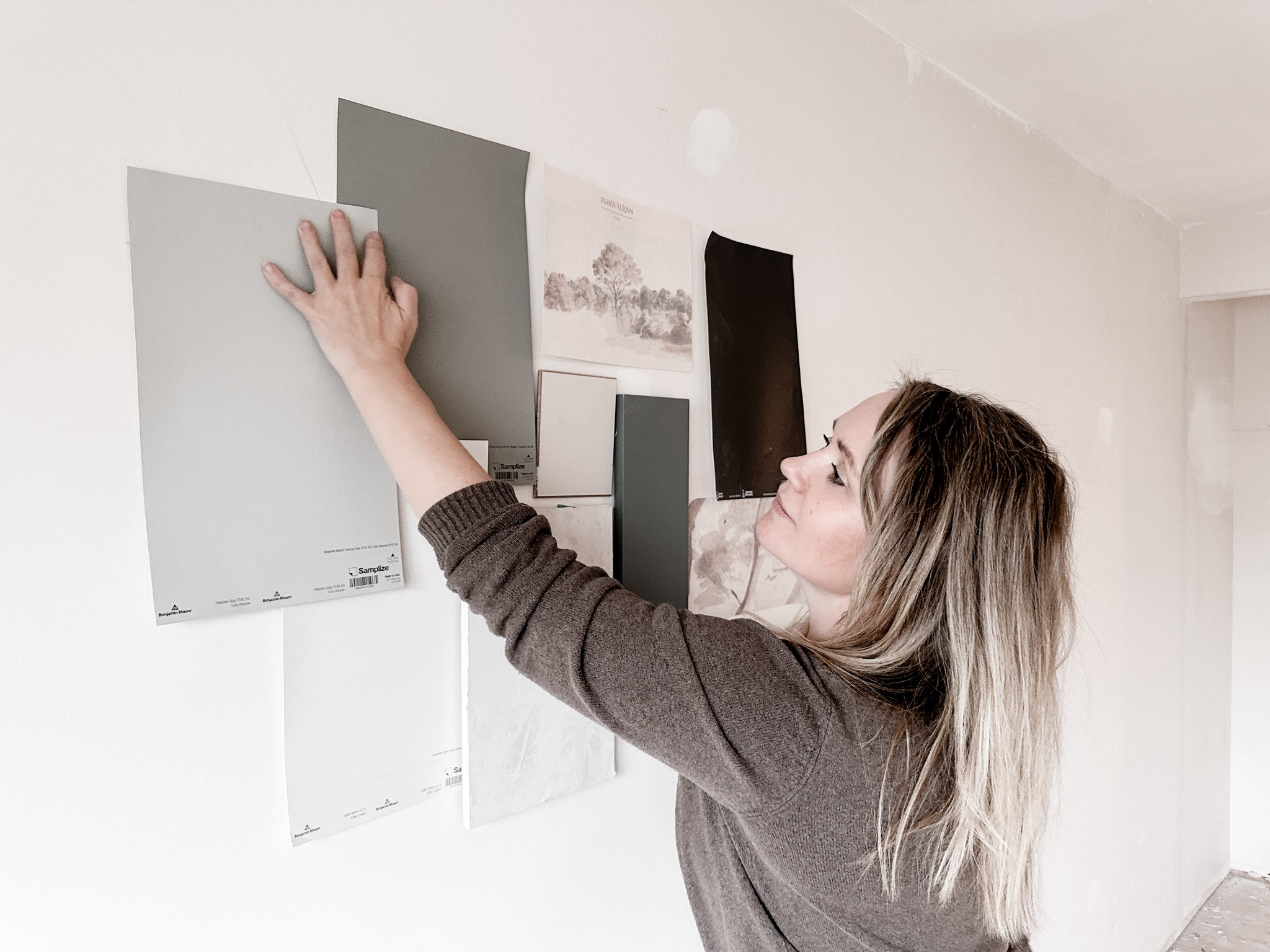 Oh the possibilities of a wall full of samples!!! 

What part of a renovation do you love more?? The planning? Or the reveal!?!?

#homerenovation #homedecor

#LTKHome #LTKStyleTip