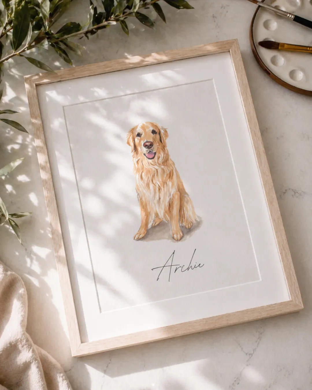 Mini Custom Watercolor Pet Portrait, Dog Portraits From Photos,dog Portraits From Photos, Pet Pai... | Etsy (Global)