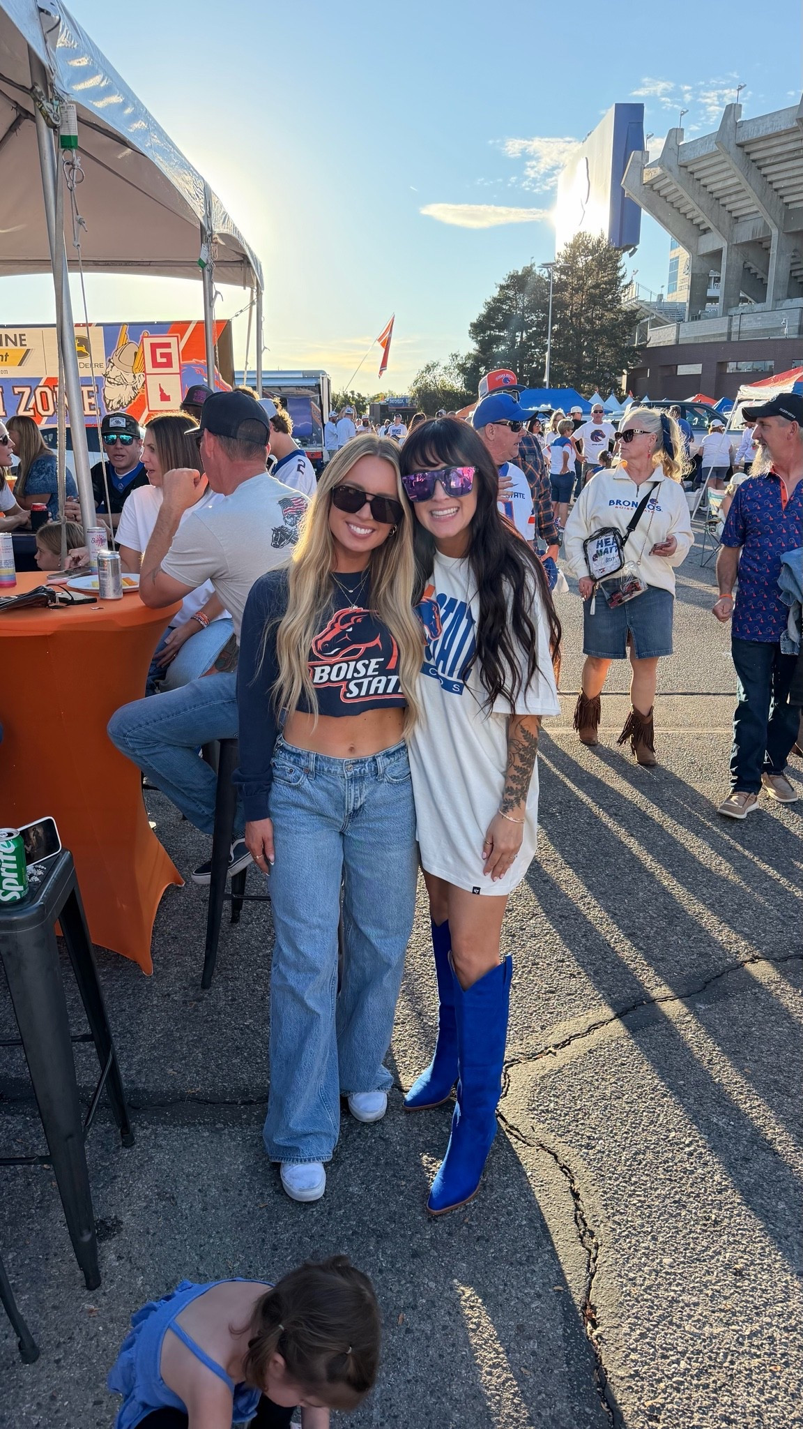 Game day bronco blue cowgirl knee high boots

#LTKdayinmylife #LTKfitnessgoals #LTKSeasonal